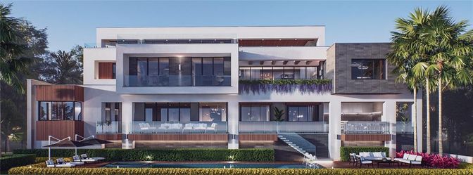 Exterior, Facade, Modern