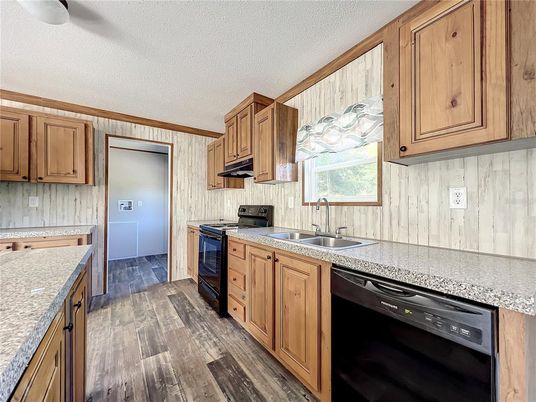 Interior, Kitchen, Wood Texture Flooring