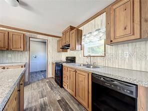 Interior, Kitchen, Wood Texture Flooring