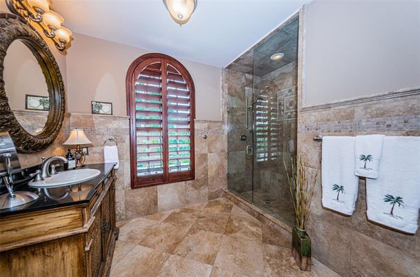 Bathroom, Glass Shower, Interior