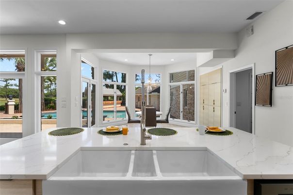 Dining room, Interior, Kitchen, Pendant Lights, Recessed Lighting