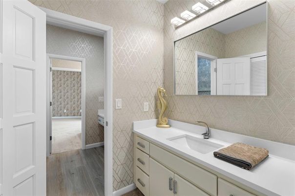 Bathroom, Interior, Wood Texture Flooring