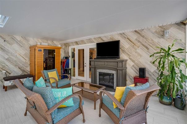 Fireplace, Interior, Living room, Wooden Walls