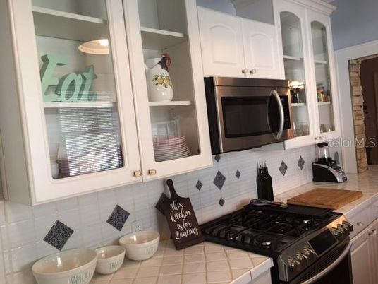 Interior, Kitchen, Tile Countertops