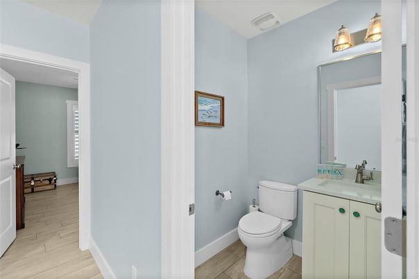 Bathroom, Interior, Wood Texture Flooring