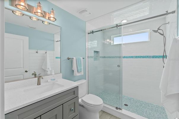Bathroom, Glass Shower, Interior