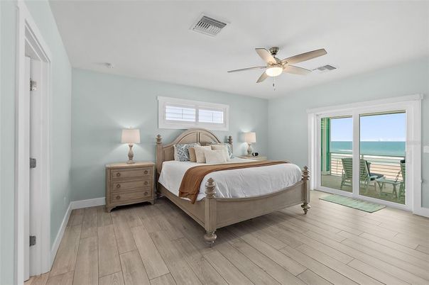 Bedroom, Interior, Water, Wood Texture Flooring