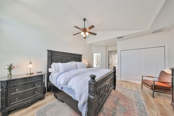 Bedroom, Interior, Wood Texture Flooring
