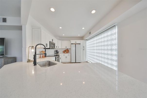Interior, Kitchen, Recessed Lighting, Stainless Steel Appliances