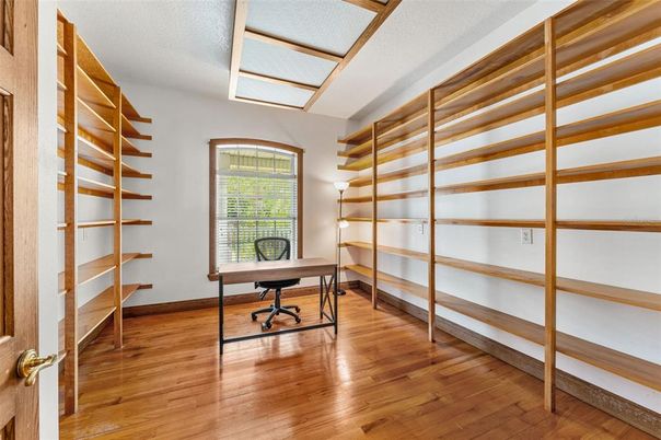 Home Office, Interior, Wood Texture Flooring