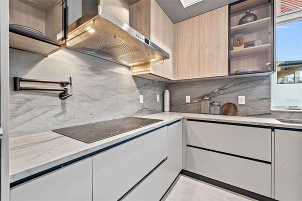 Interior, Kitchen, Marble Walls