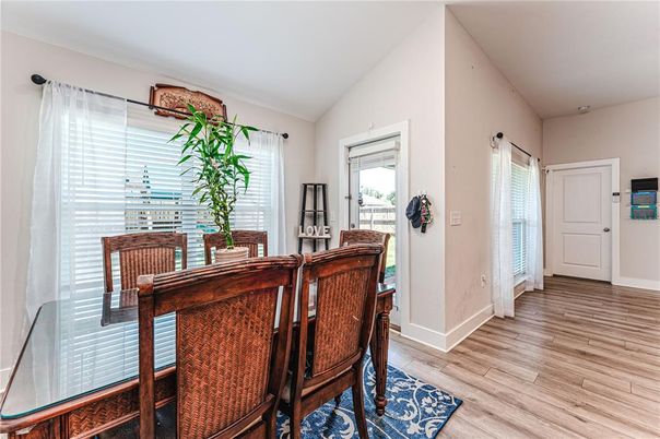 Dining room, Interior, Wood Texture Flooring