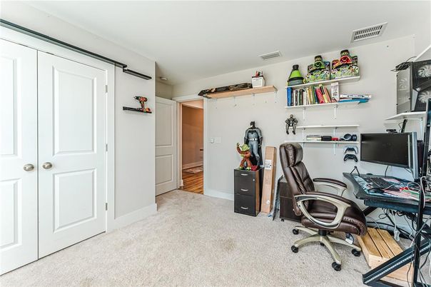 Home Office, Interior, Wood Texture Flooring
