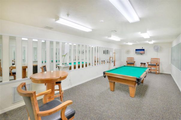 Billiard Table, Game Room, Interior