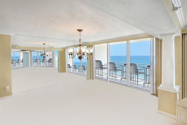 Chandelier, Empty room, Interior, Water