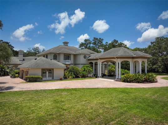 Backyard, Exterior, Facade, Mediterranean