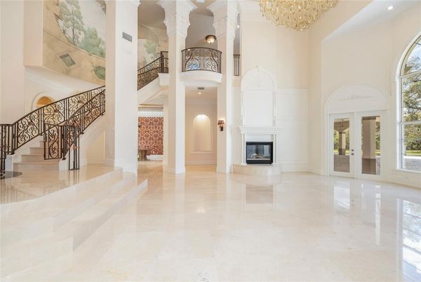 Chandelier, Fireplace, Interior, Recessed Lighting
