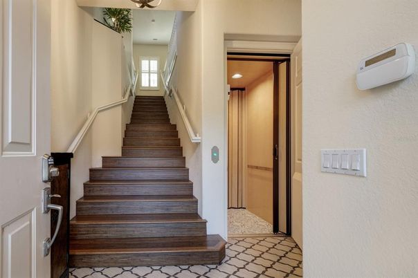 Elevator, Interior, Recessed Lighting