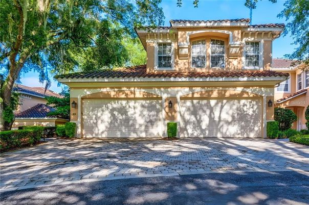 Attached, Exterior, Facade, Mediterranean