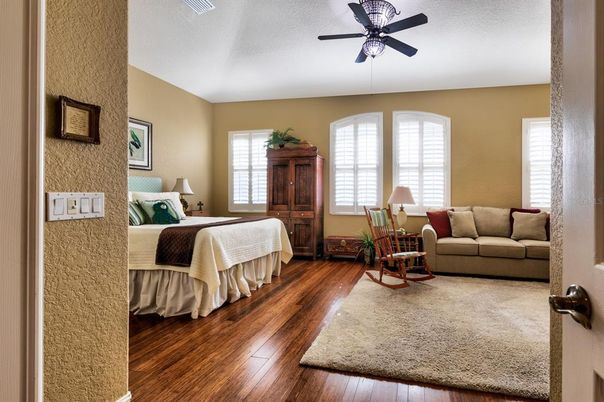 Bedroom, Interior, Wood Texture Flooring