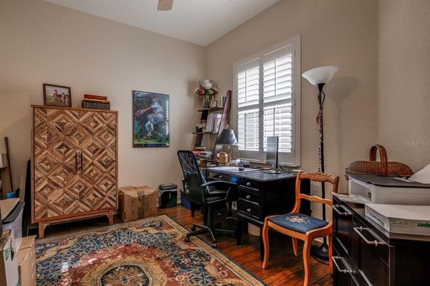 Home Office, Interior, Wood Texture Flooring