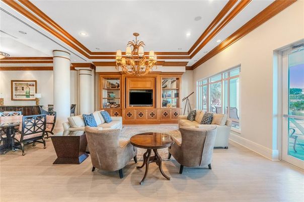 Chandelier, Interior, Living room, Recessed Lighting, Wood Texture Flooring
