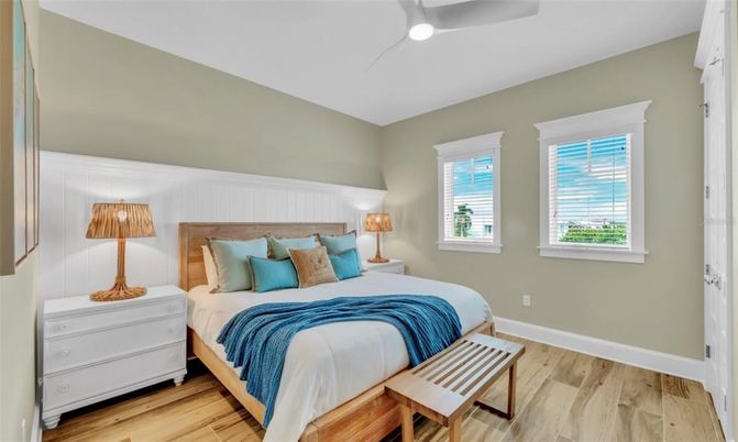 Bedroom, Interior, Wood Texture Flooring