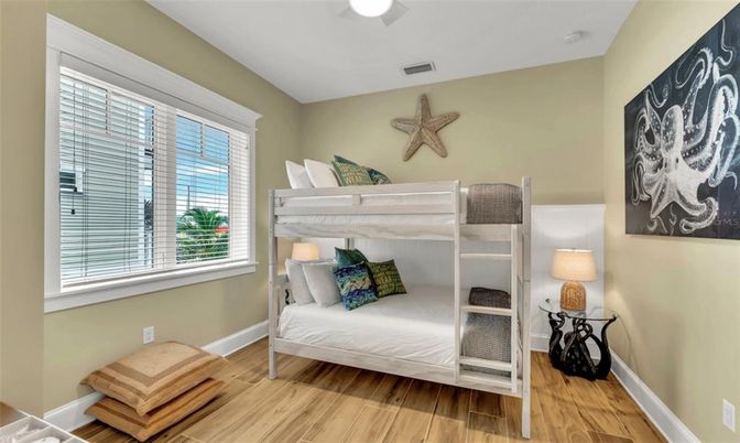 Bedroom, Interior, Wood Texture Flooring