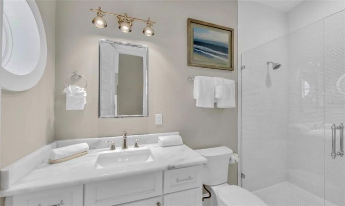 Bathroom, Glass Shower, Interior