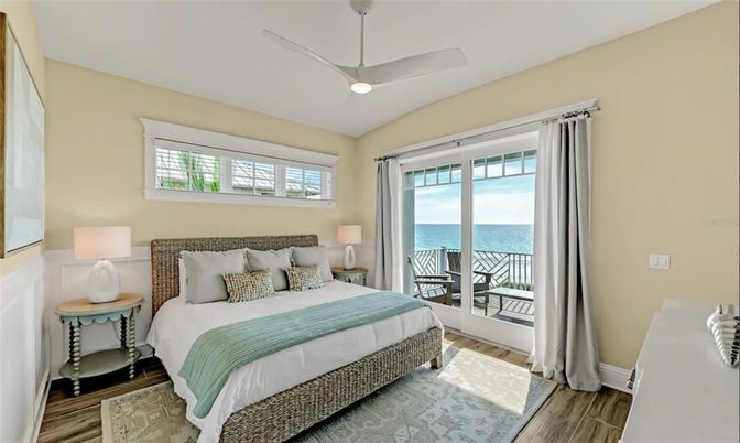 Bedroom, Interior, Water, Wood Texture Flooring