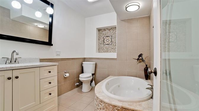 Bathroom, Glass Shower, Interior