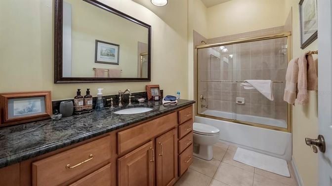 Bathroom, Dual Sink Vanities, Glass Shower, Interior