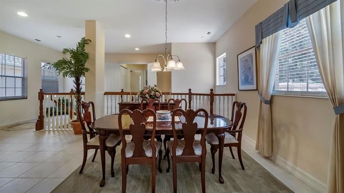 Chandelier, Dining room, Interior, Pendant Lights, Recessed Lighting