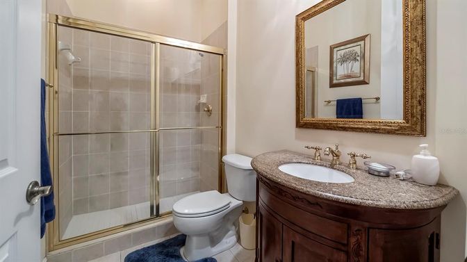 Bathroom, Glass Shower, Interior