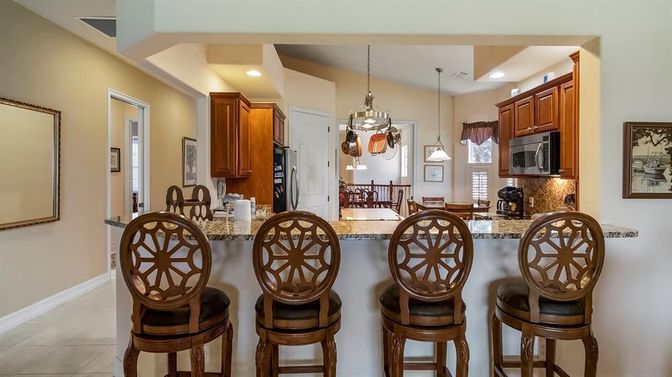 Dining room, Interior, Kitchen, Pendant Lights, Recessed Lighting