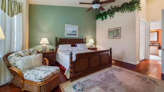 Bedroom, Interior, Wood Texture Flooring