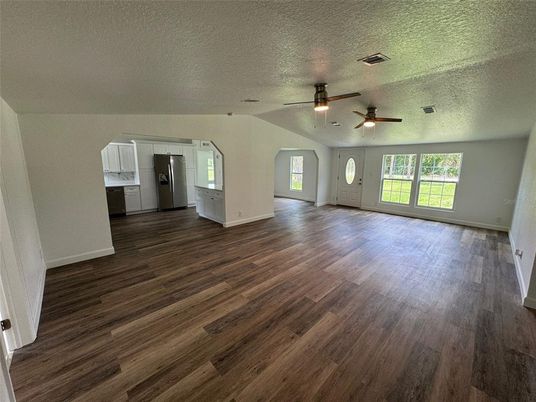 Empty room, Interior, Kitchen, Wood Texture Flooring