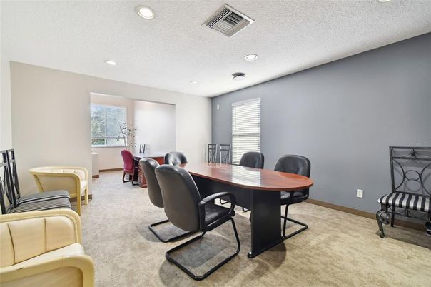 Dining room, Interior, Recessed Lighting