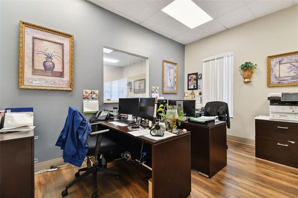 Home Office, Interior, Wood Texture Flooring