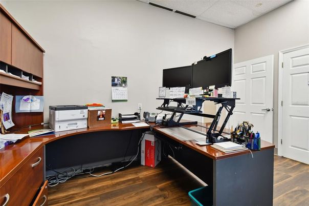 Home Office, Interior, Wood Texture Flooring