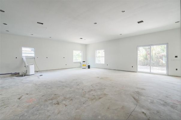 Empty room, Interior, Recessed Lighting