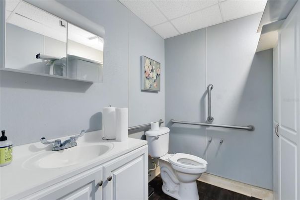 Bathroom, Interior, Wood Texture Flooring