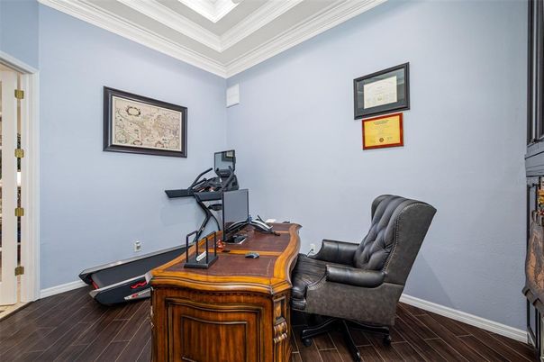Home Office, Interior, Wood Texture Flooring