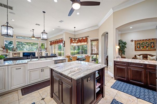 Interior, Kitchen, Pendant Lights, Recessed Lighting