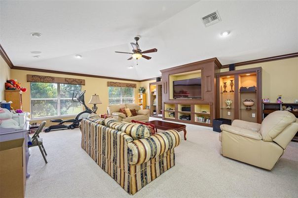 Interior, Living room, Recessed Lighting
