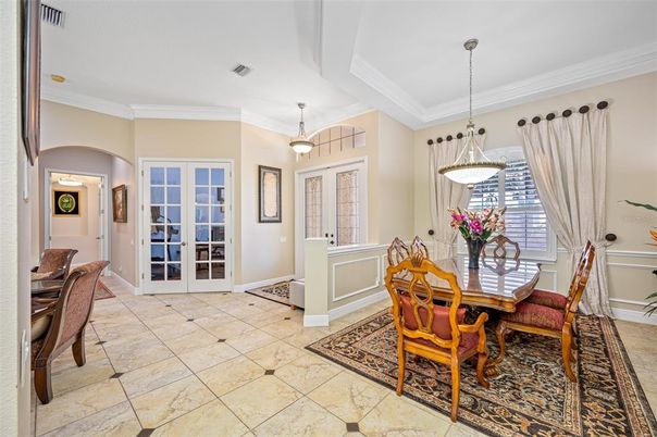 Dining room, Interior, Pendant Lights