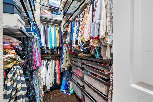 Interior, Walk-in Closets, Wood Texture Flooring