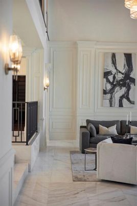 Fireplace, Interior, Living room, Marble