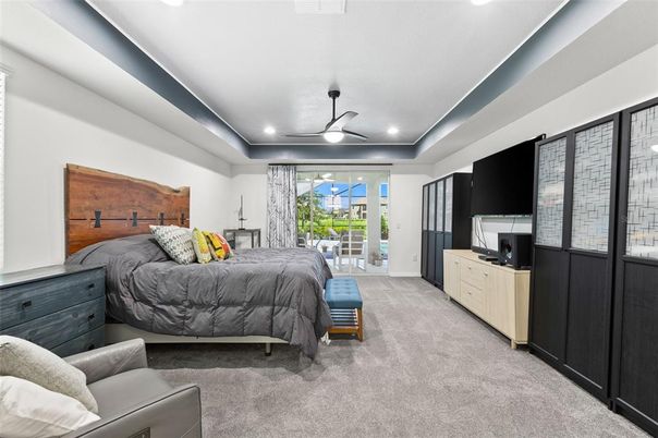 Bedroom, Interior, Recessed Lighting