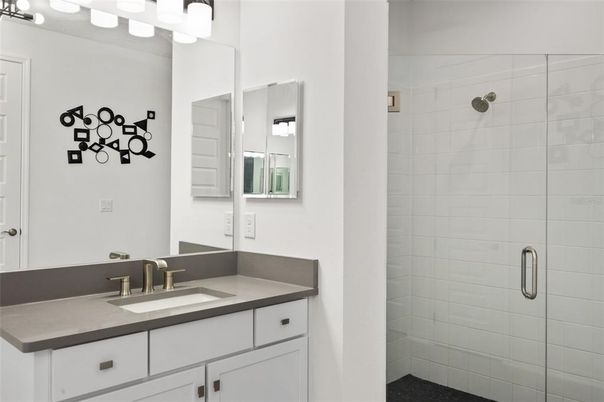 Bathroom, Glass Shower, Interior